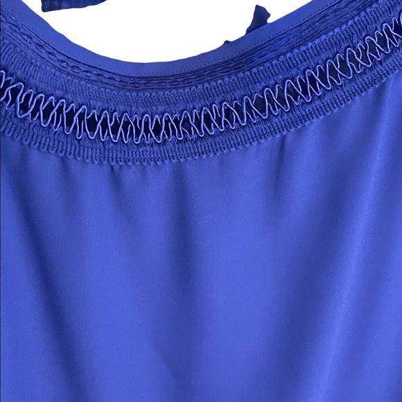 Beautiful rich purple top with embroidered detailing. - Picture 13 of 14